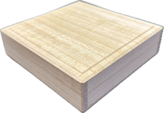 Storage Box, Tsuba, Wood w/ Padded Insert (Color Options)